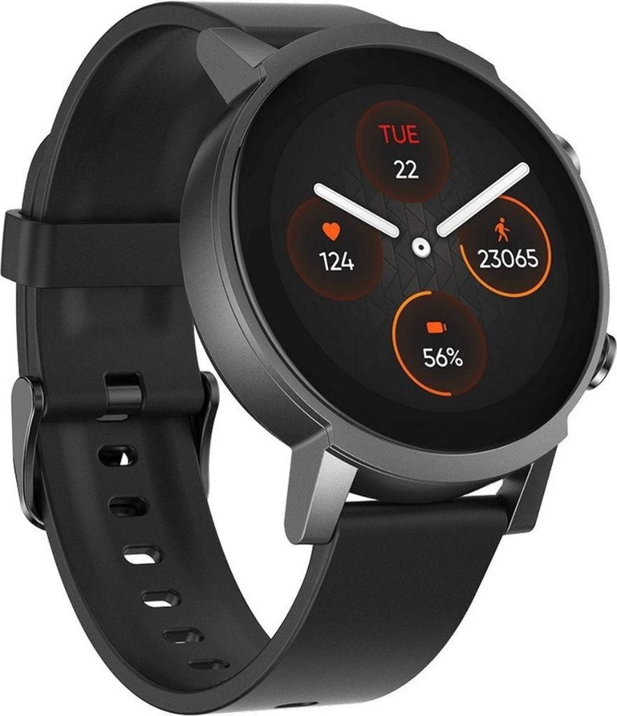 Mobvoi TicWatch E3 - Smartwatch Snapdragon Wear 4100 - IP68, GPS, Zwart, Mobvoi TicWatch, Ophalen of Verzenden