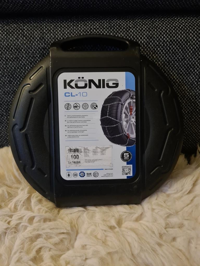 König CL-10 Sneeuwkettingen - Maat 100, Auto diversen, Ophalen of Verzenden, Gebruikt