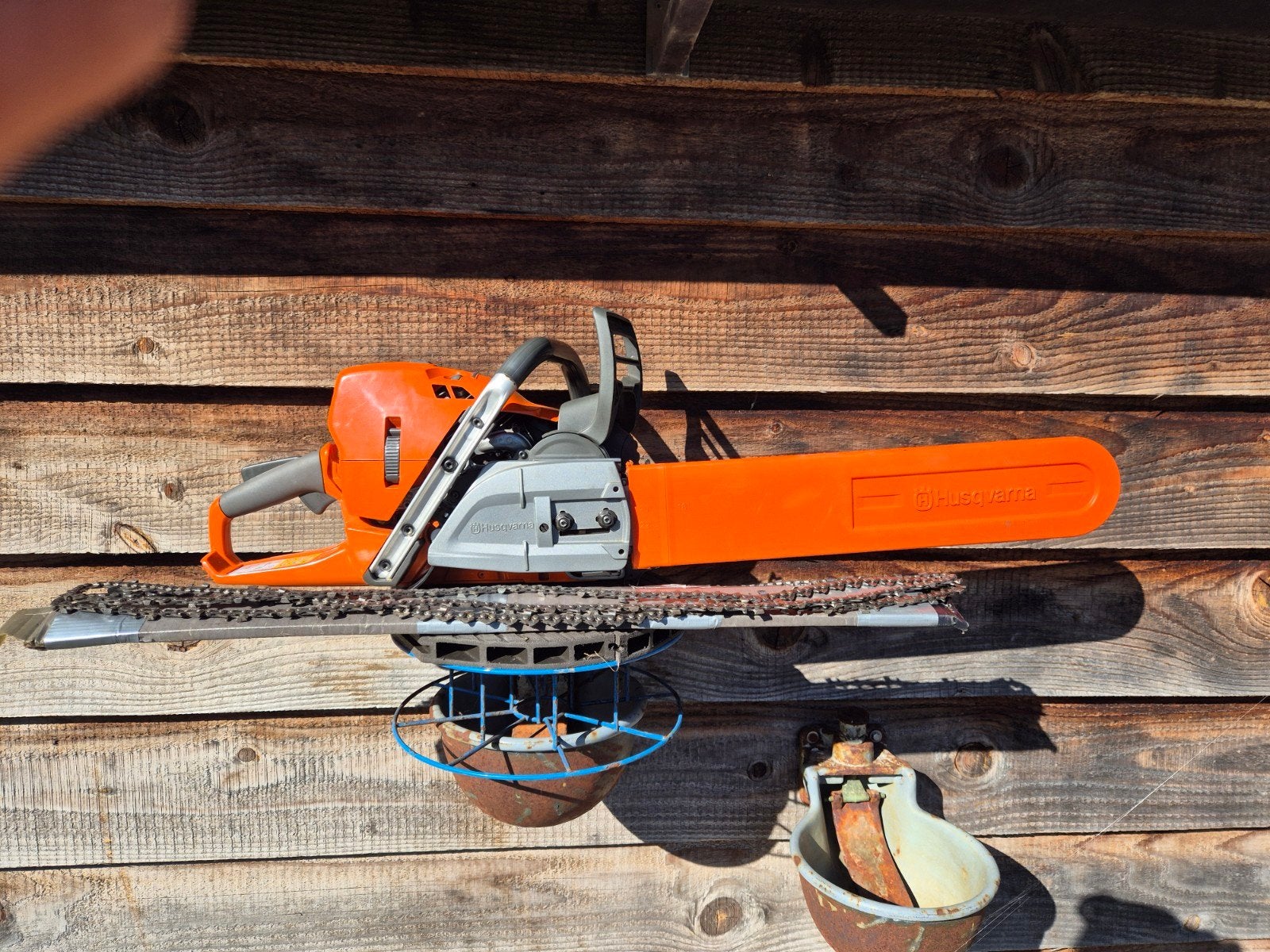 Husqvarna 572 XP Benzine Kettingzaag., Ophalen, Gebruikt, Benzine, Husqvarna
