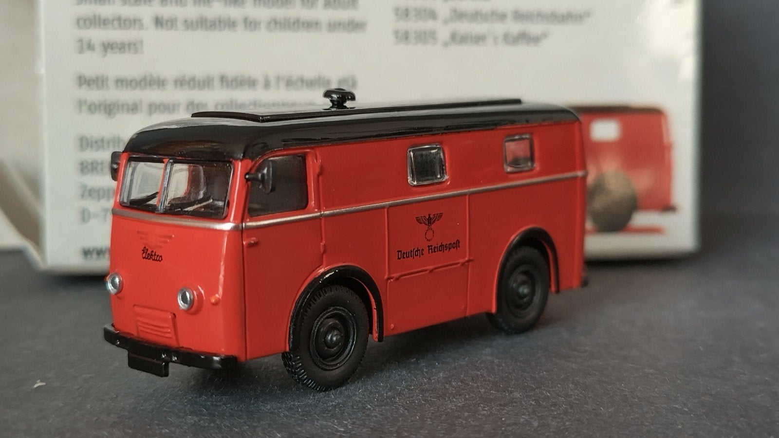 Elektrowagen Deutsche Reichspost 1:87 Brekina Pol, Auto, Verzenden, ., Nieuw