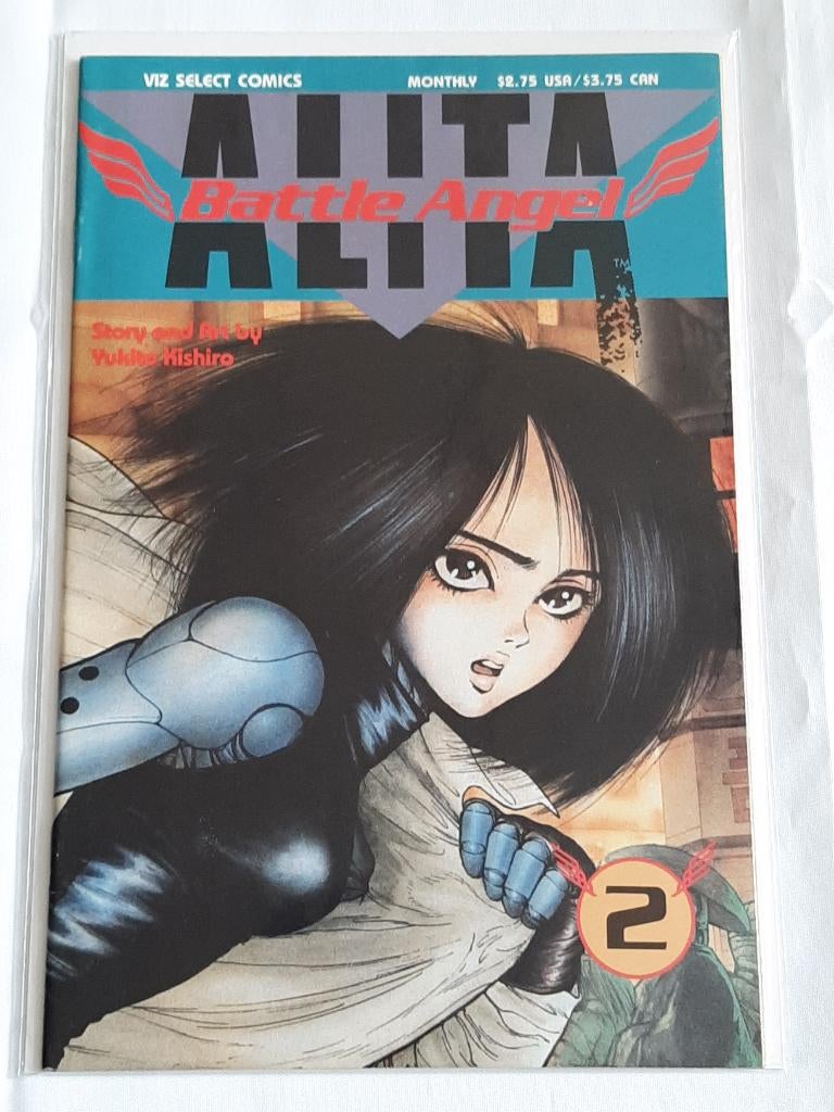 Battle Angel Alita Part 1 (1992 Viz) # 2, Eén comic, Ophalen of Verzenden, Zo goed als nieuw, Amerika