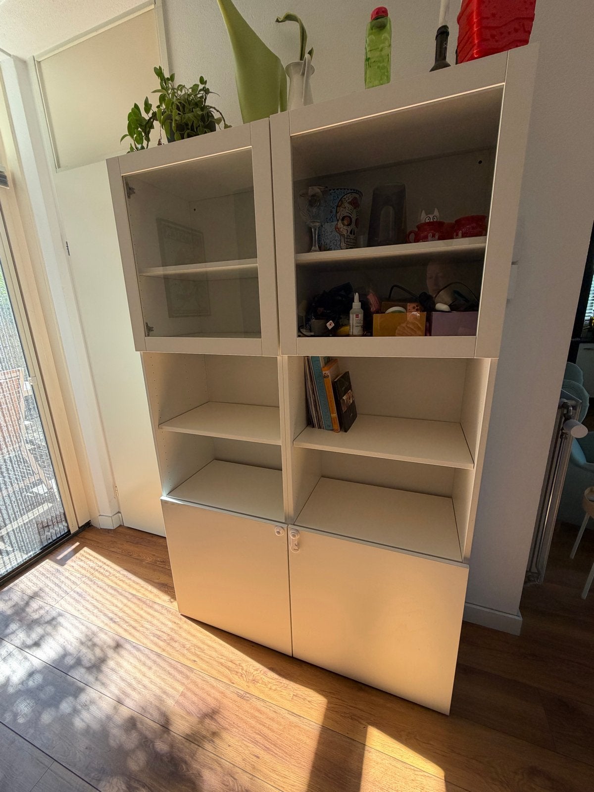 IKEA BESTÅ Witte Kast 120x42x193, Ophalen, Overige materialen, Gebruikt, 50 tot 100 cm