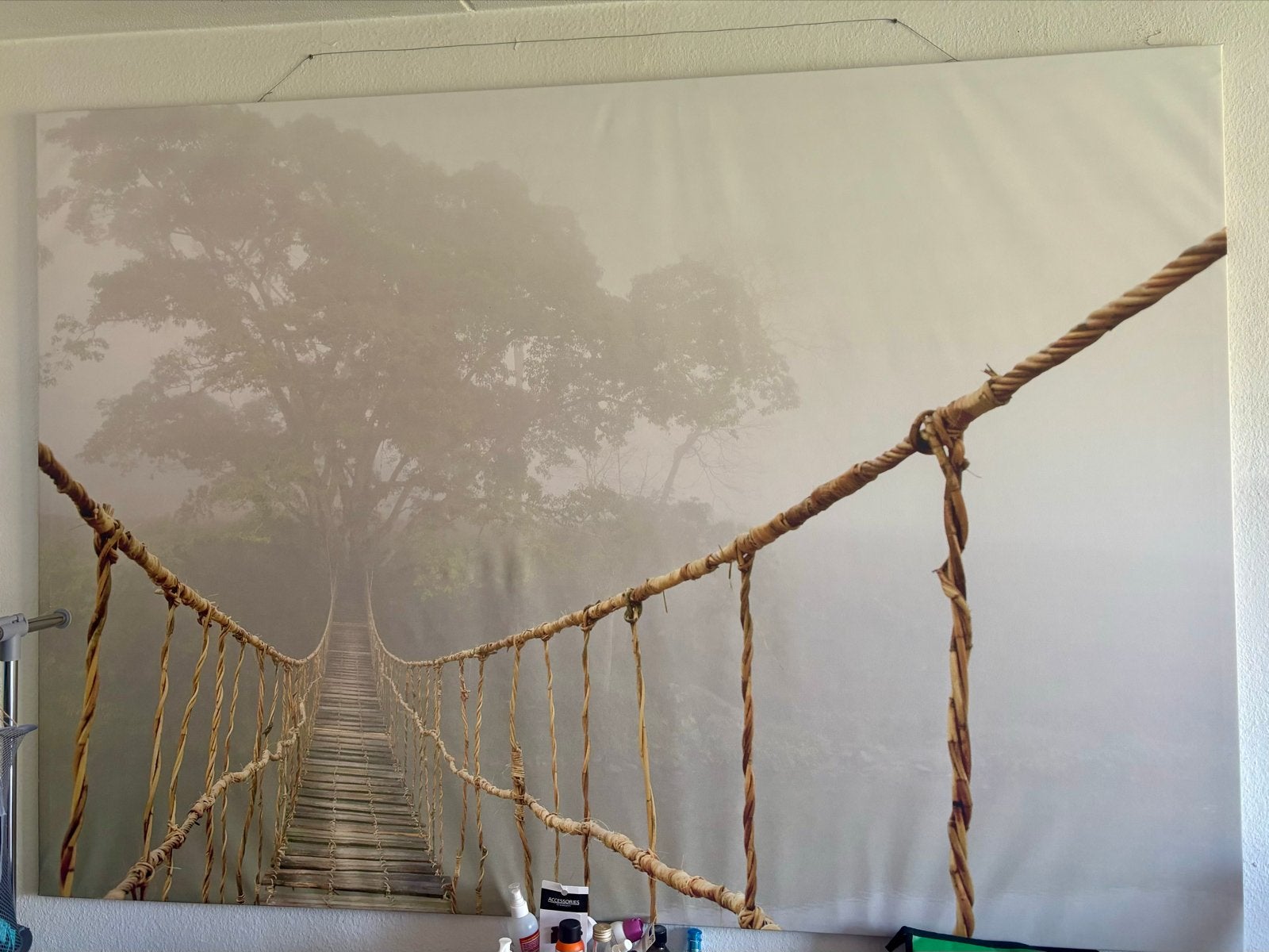 IKEA BILD Poster, Junglereis wandkleed (200x140 cm), Ophalen, Gebruikt, Wandkleed