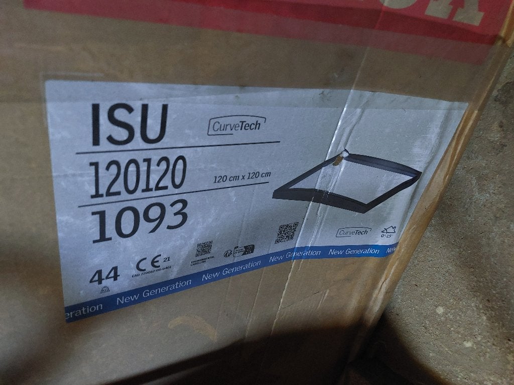 Nieuwe Velux ISU 120120 1093, voor platdakvensters., Huis en Inrichting, Ophalen, Nieuw