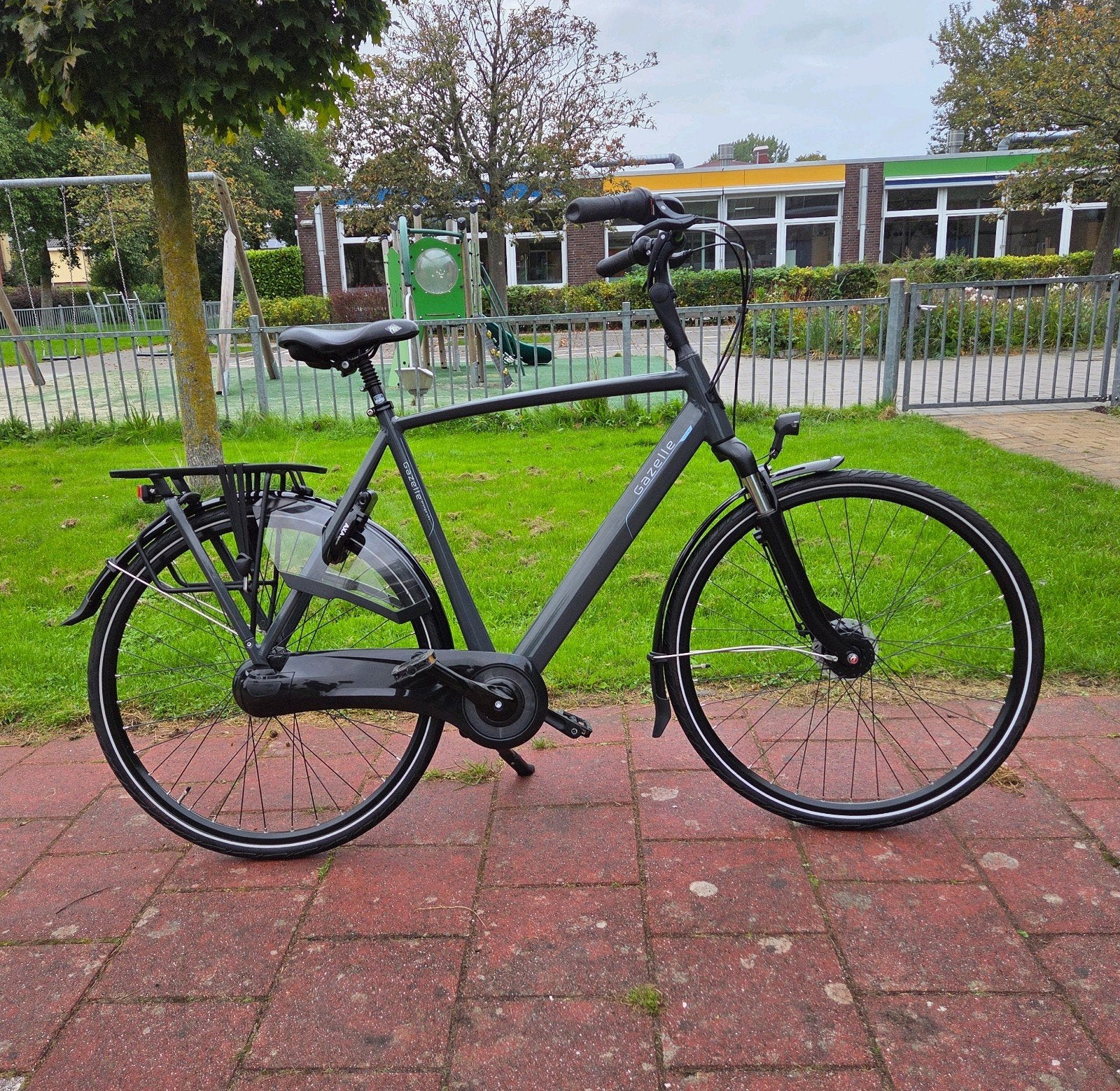 Herenfiets Gazelle Orange c7+ ( ZO GOED ALS NIEUW ), Ophalen, Versnellingen, Zo goed als nieuw, 57 tot 61 cm