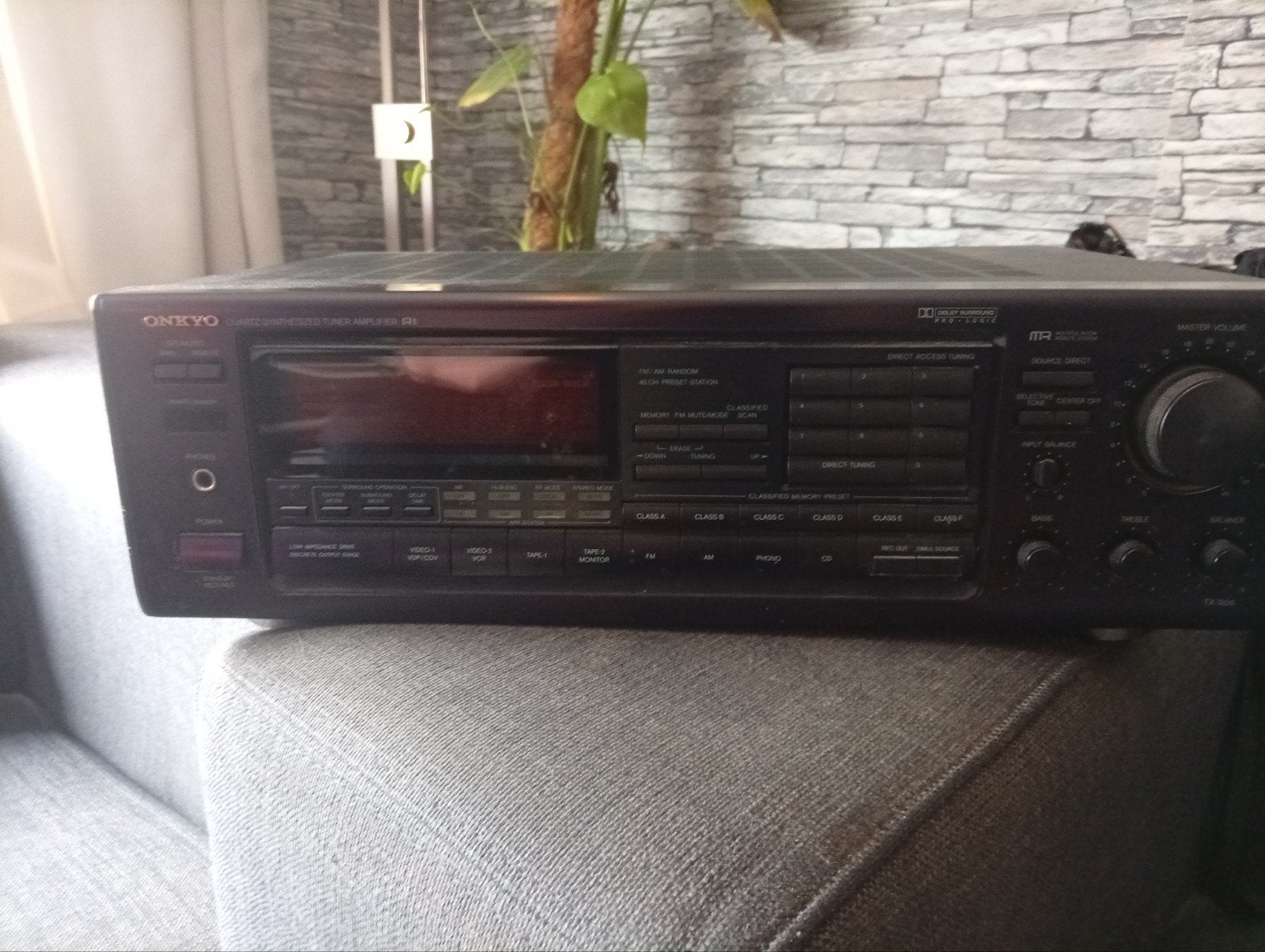 Onkyo versterker tx-906, Ophalen, Zo goed als nieuw