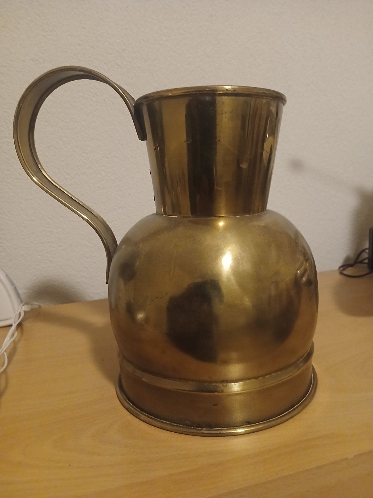 Vintage Koperen Kan - Decoratieve Vaas, Antiek en Kunst, Ophalen of Verzenden, Koper