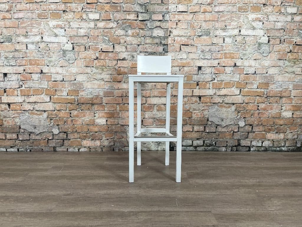 Lensvelt AVL Shaker Barstool – Wit | Atelier Van Lieshout, Ophalen, 5 krukken of meer, Zo goed als nieuw, 90 cm of meer