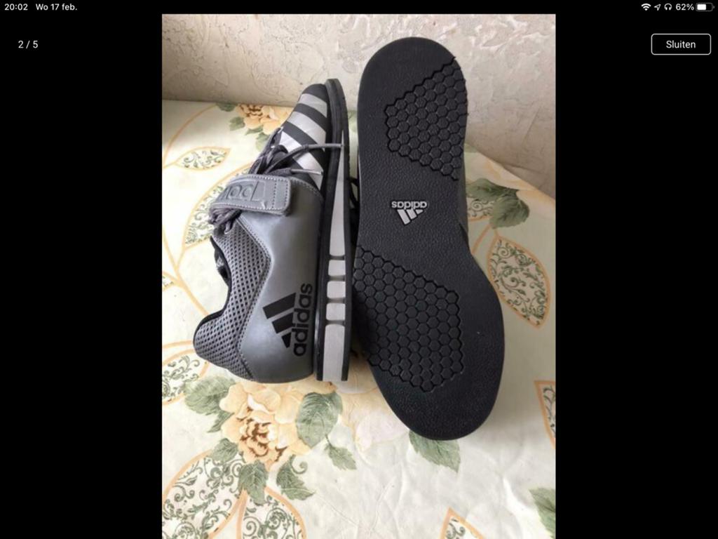 Nieuwe Adidas Powerlift 40 2/3 gewichthefschoenen, Ophalen of Verzenden, Zo goed als nieuw
