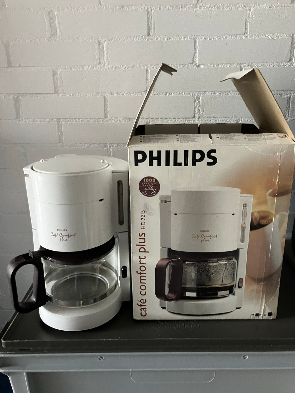 Philips Koffiezetapparaat cafe comfort plus, Witgoed en Apparatuur, 10 kopjes of meer, Ophalen, Koffiemachine