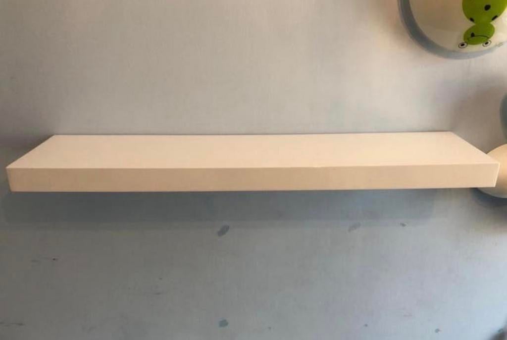 Wandplank hoogglans wit, Huis en Inrichting, Woonaccessoires | Wandplanken en Boekenplanken, Ophalen, Gebruikt