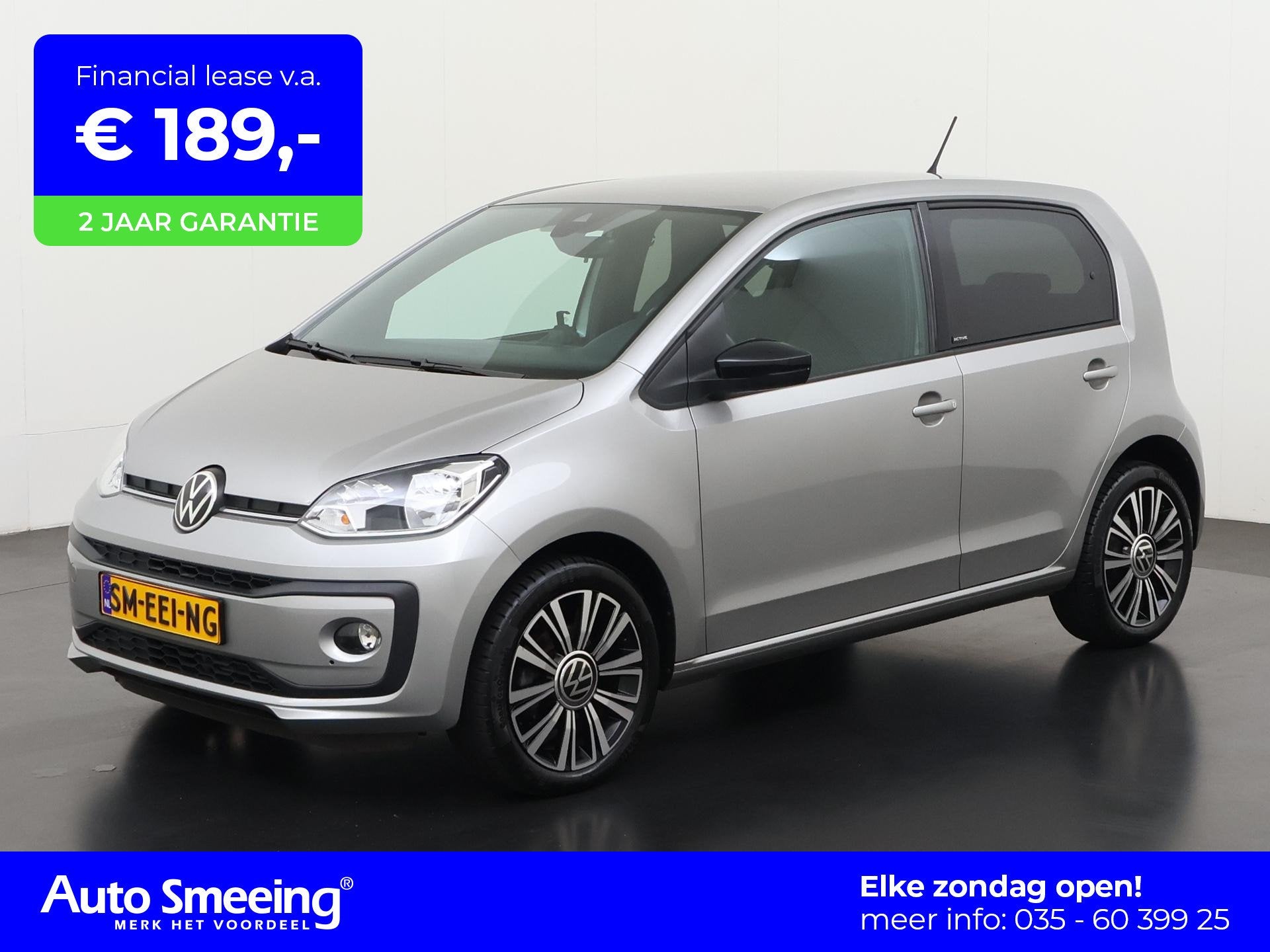 Volkswagen Up! 1.0 Fortaleza | Camera | Stoelverwarming | Zo, 12 maanden, Stof, Gebruikt, 4 stoelen