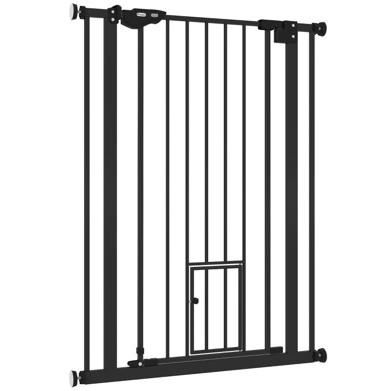 PawHut dog barrier, double locking, self-closing door, 104cm, Dieren en Toebehoren, Ophalen of Verzenden, Nieuw