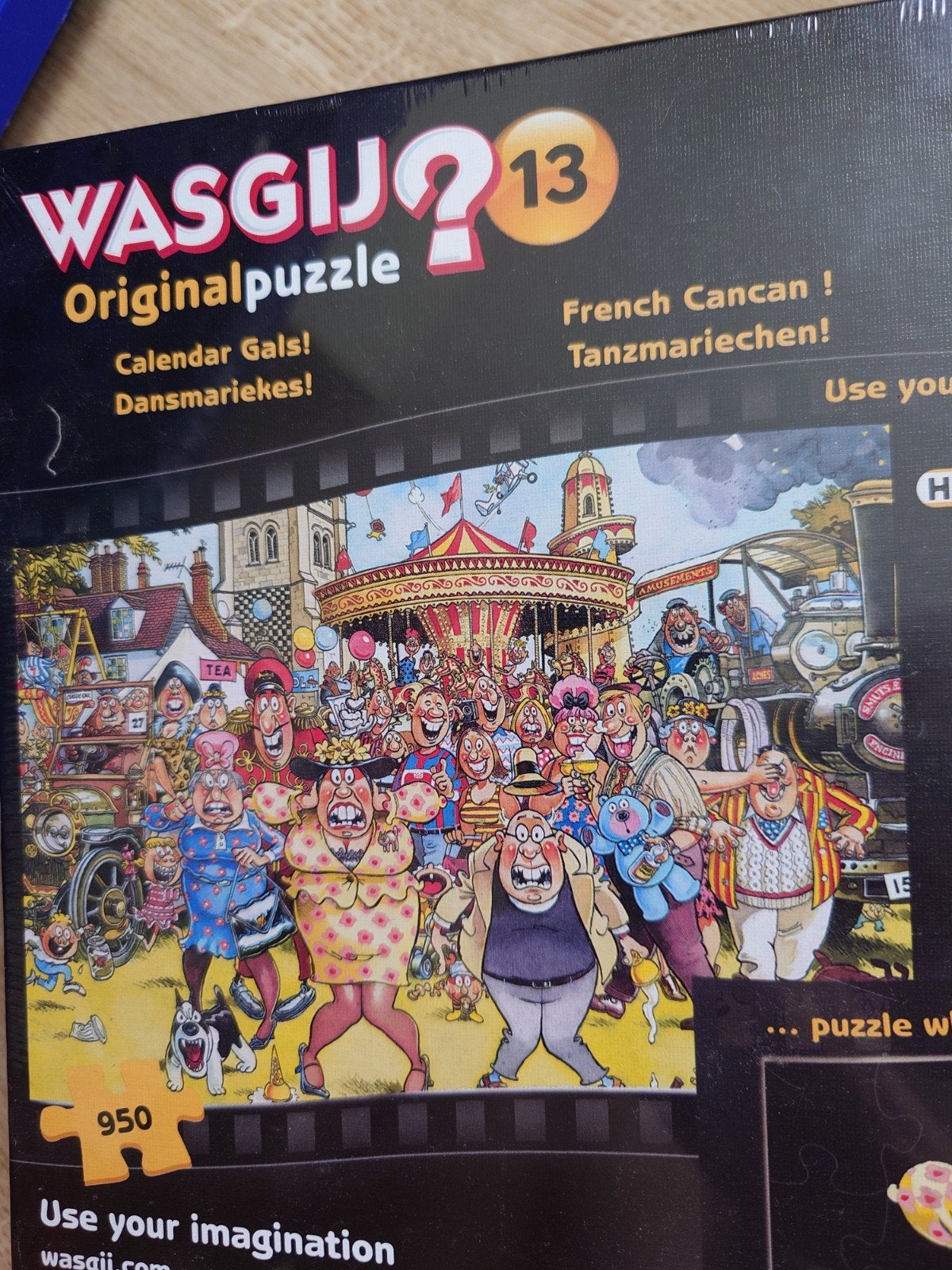 Wasgij Original 13: French Cancan! Legpuzzel 950 stukjes, Ophalen of Verzenden, 500 t/m 1500 stukjes, Nieuw, Legpuzzel