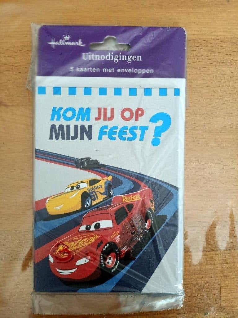 Uitnodigingen voor kinderfeestje / verjaardagsfeestje Cars, Ophalen, Nieuw, Feestartikel, Verjaardag