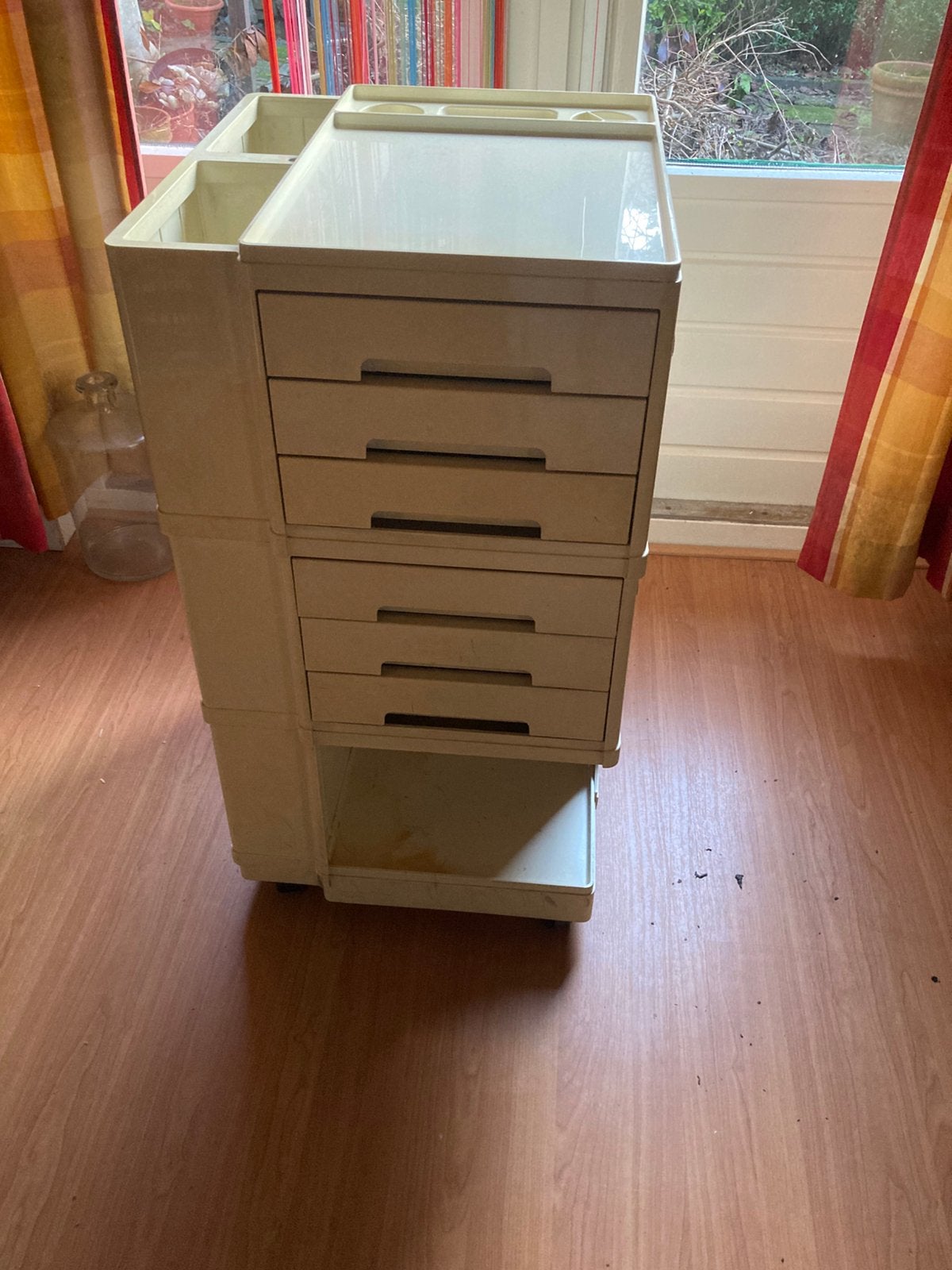 Neolt style buro organizer retro vintage, Huis en Inrichting, Ophalen, Gebruikt, 50 tot 100 cm, 3 of 4 laden