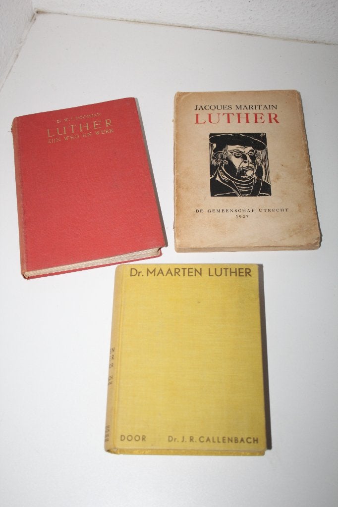 Drie werken over Luther (1927/1934/1954), Ophalen of Verzenden, Gelezen, Christendom | Protestants