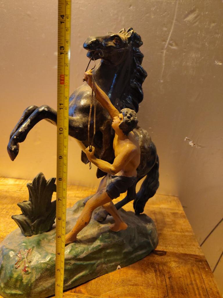 Metalen beeld paard, Antiek en Kunst, Ophalen