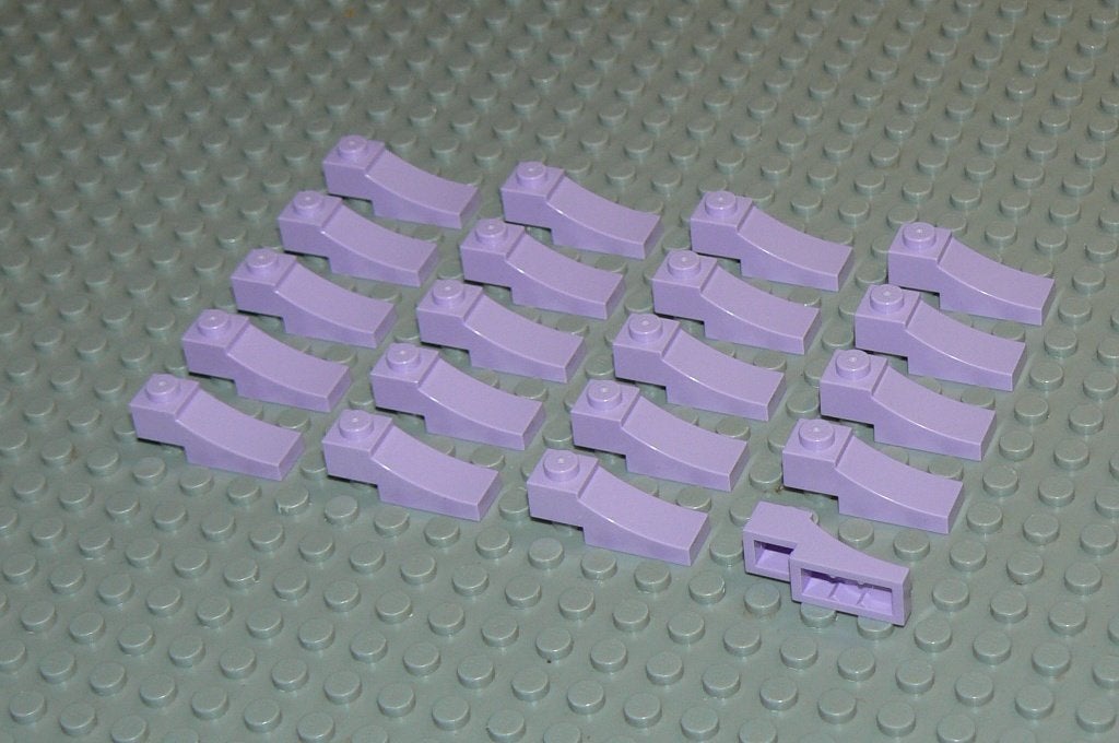 L682 Bogen 1x3 lavender 20 st., Ophalen of Verzenden, Nieuw, Losse stenen, Lego