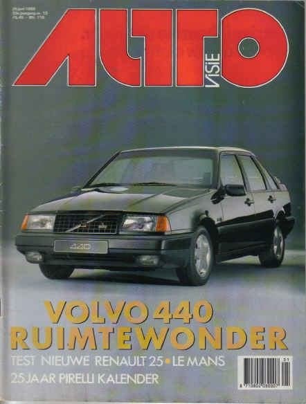 Autovisie 13 1988 : Renault 25 V6 - Volvo 440 - Fiat Croma, Ophalen of Verzenden, Gelezen, Algemeen