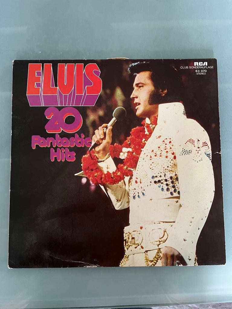 Elvis Presley - 20 Fantastic Hits Vinyl LP 63070 - 1975, Gebruikt, Ophalen of Verzenden, 1970 - 1979, Complilatie