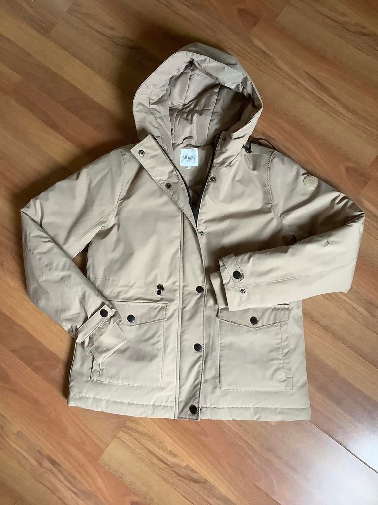 Bien Bleu mooi warm jack maat m beige,in prima staat, Ophalen of Verzenden, Zo goed als nieuw, Maat 38/40 (M), Beige