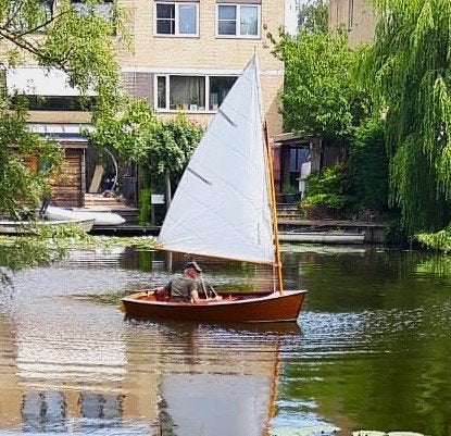 Vergrote houten Piraat  Lang 3,00 m. Br. 1,30 m., Gebruikt, Minder dan 15 m², Overige typen, Ophalen of Verzenden