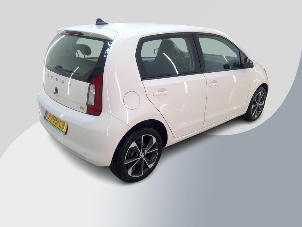 Skoda Citigo e-iV EV Style | 45.000 KM | SOH 91% | L.M. Velg, Auto's, 83 pk, Stof, Zwart, Wit