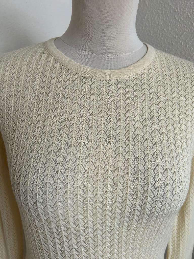 King Louie maat XL creme witte trui top 2870, Geel, Maat 46/48 (XL) of groter, Ophalen of Verzenden, Zo goed als nieuw