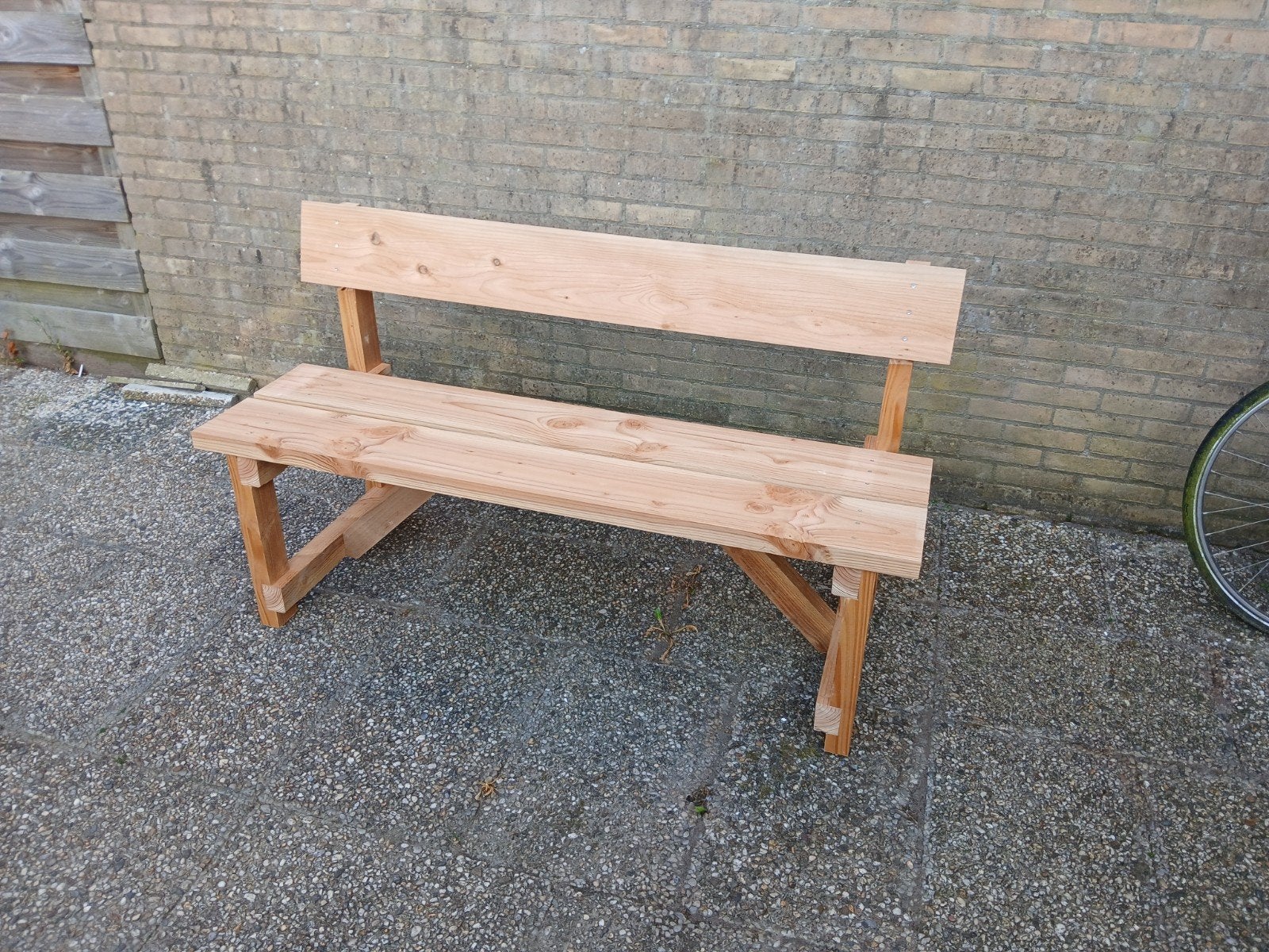 tuinbank, Ophalen, Nieuw, Hout