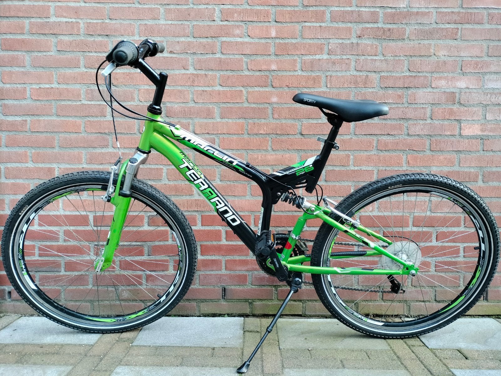 MTB dames 26inch rijklaar., Fietsen en Brommers, Fietsen | Mountainbikes en ATB, Gebruikt, Hardtail, Velgrem, 45 tot 49 cm