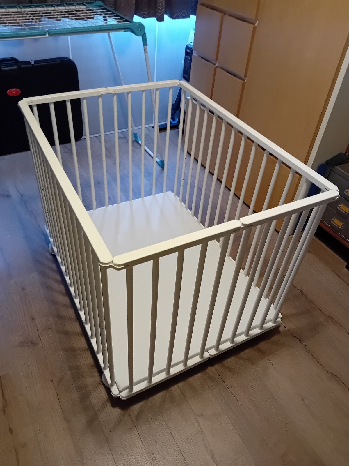Opklapbare kinderbox, verrijdbaar, Kinderen en Baby's, Ophalen, Zo goed als nieuw, Boxkleed
