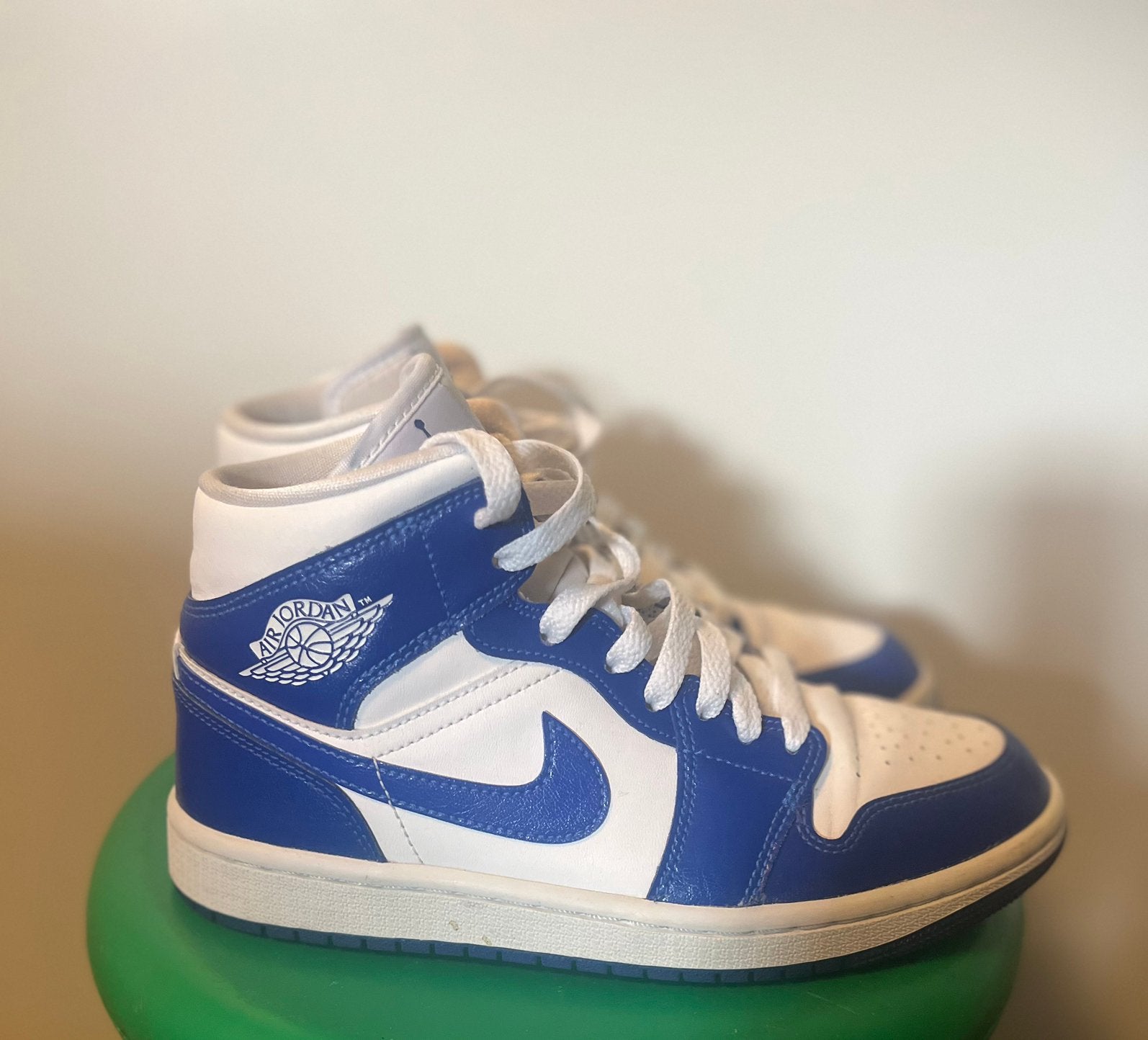 Nike Air Jordan in maat 37,5, Blauw, Ophalen of Verzenden, Sneakers of Gympen, Zo goed als nieuw