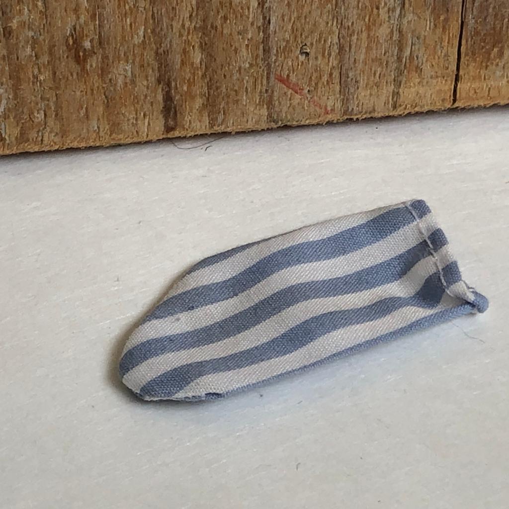 Vintage blauw wit Barbie ovenwant, Kinderen en Baby's, Ophalen of Verzenden, Zo goed als nieuw, Toebehoren