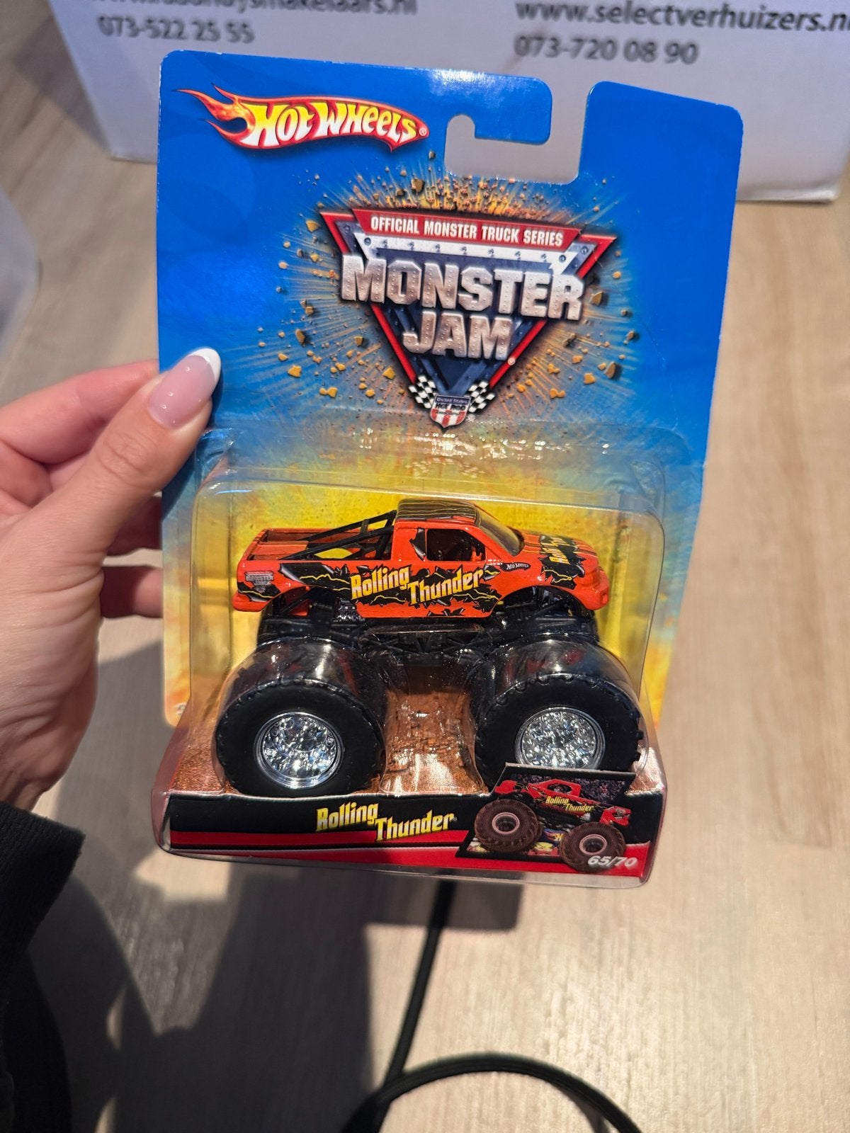Hot Wheels Monster Jam Rolling Thunder 65/70, Ophalen of Verzenden, Nieuw