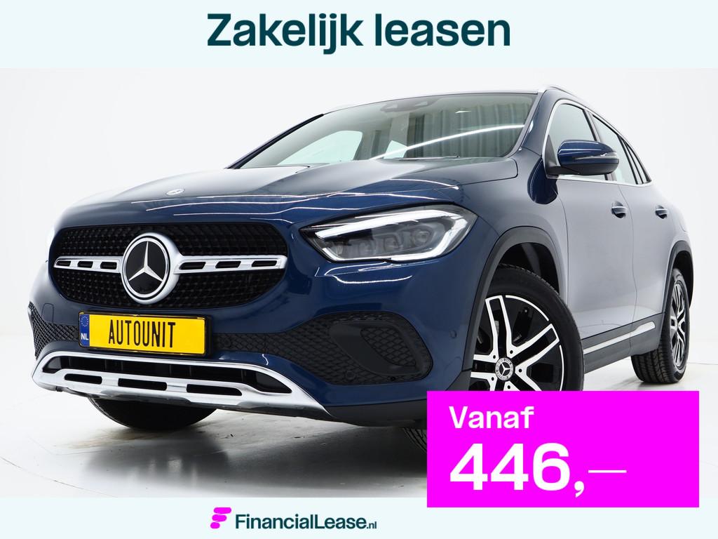 Mercedes-Benz GLA 250 e | Panoramadak | Trekhaak | Leder | C, Gebruikt, Zwart, Blauw, Bedrijf