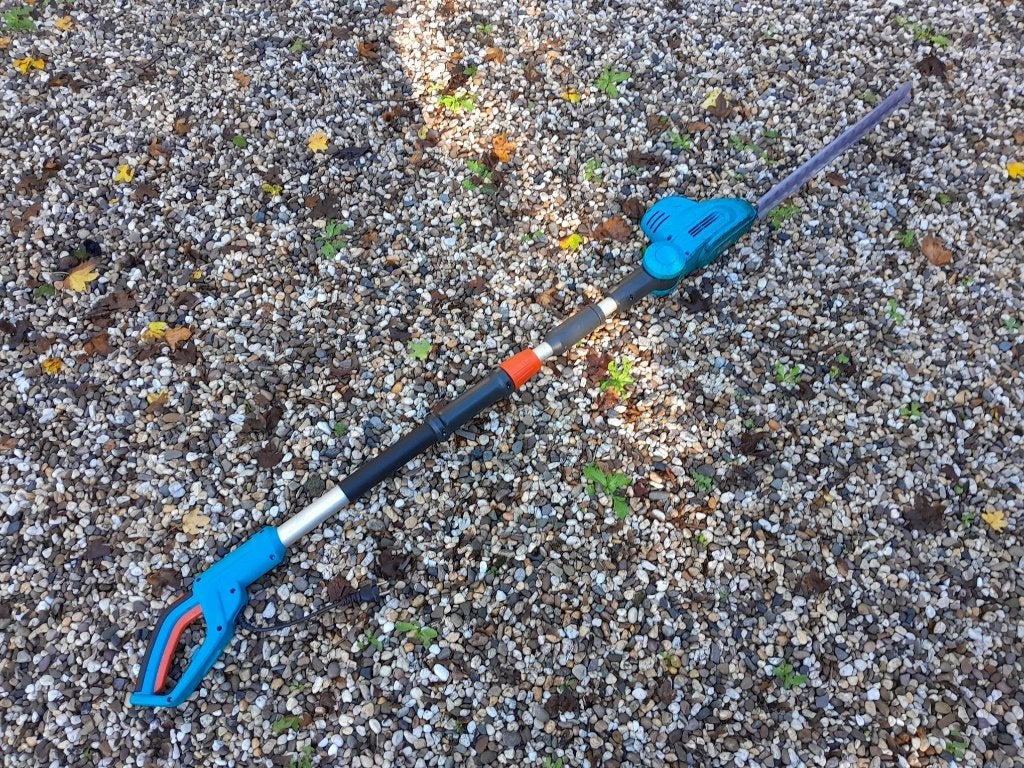 te koop Gardena telescopische heggenschaar THS 500/48, Tuin en Terras, Ophalen, Gebruikt, Elektrisch, Gardena