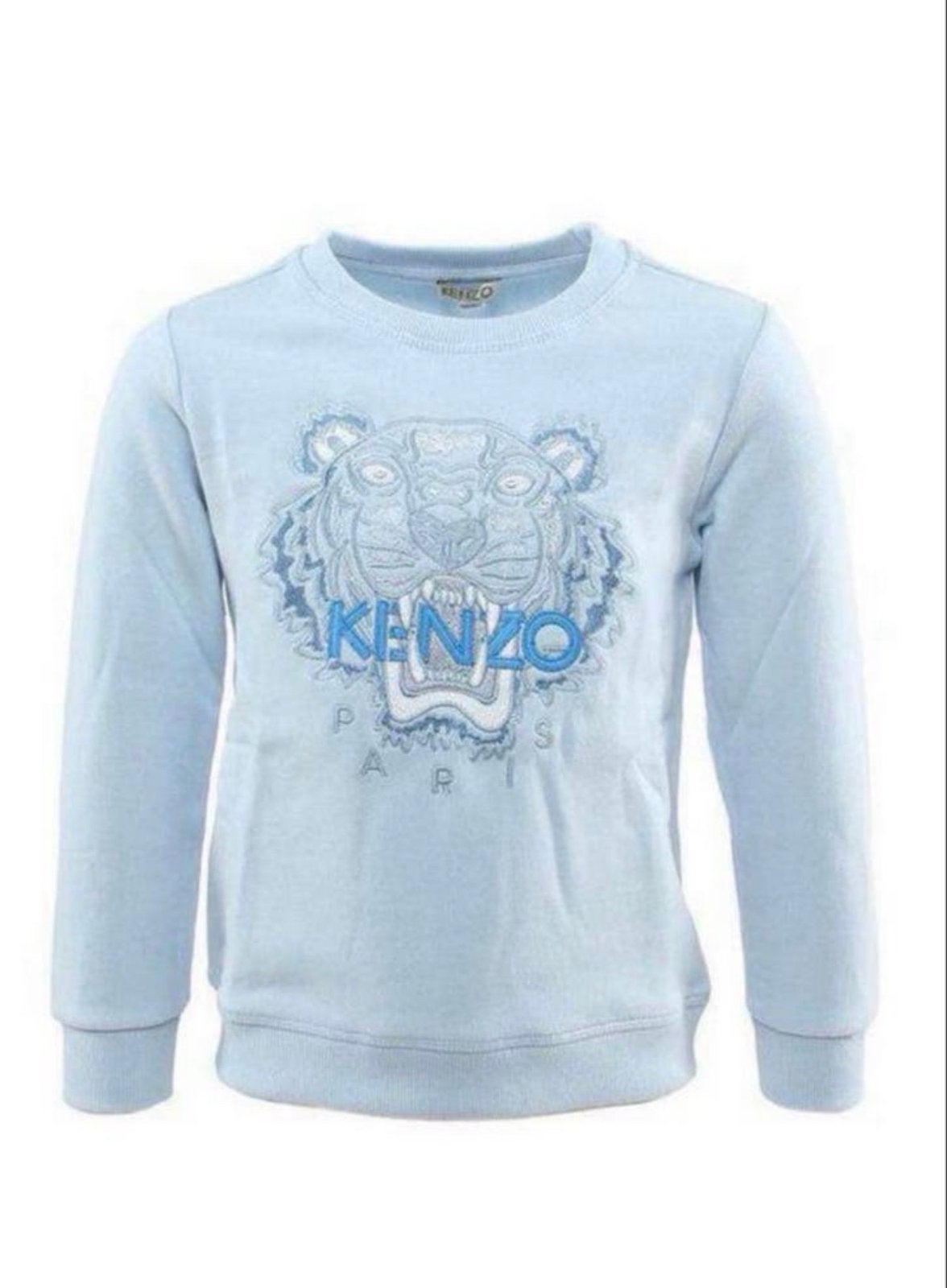 Kenzo sweater lichtblauw maat 140, Kinderen en Baby's, Ophalen of Verzenden, Gebruikt, Jongen of Meisje, Trui of Vest