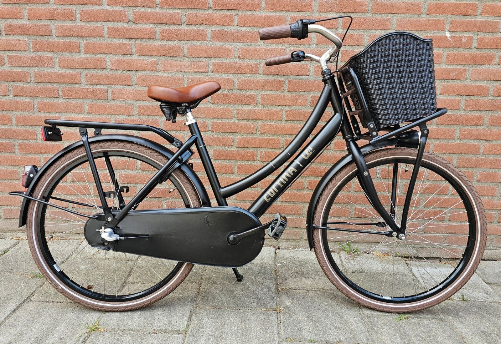 Cortina U4, Meisjesfiets, 24 inch, Ophalen, Terugtraprem, 24 inch, Cortina U4 Transport