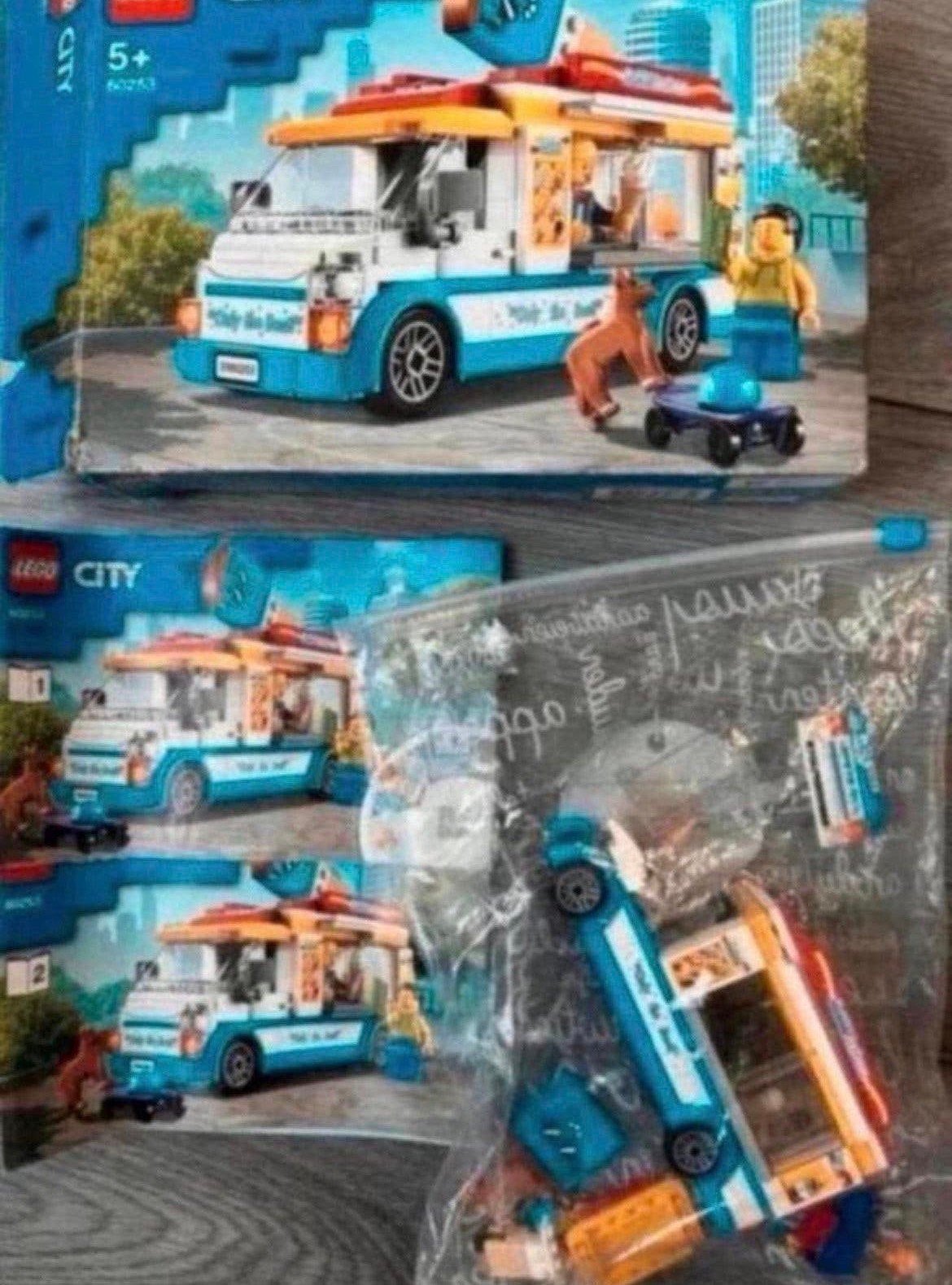 Lego city 60253 ijsco wagen, Compleet, Lego, Ophalen of Verzenden, Complete set