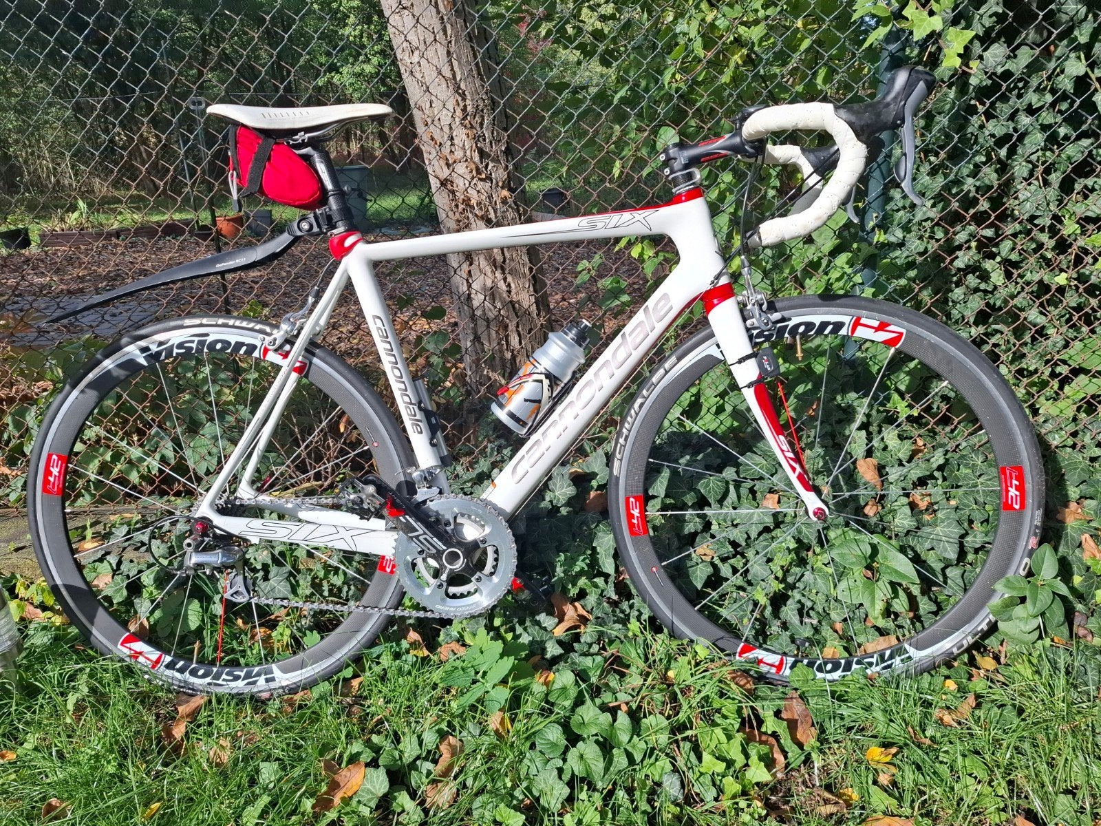 Cannondale SIX racefiets  Carbon frame Vision Team aluminium, 28 inch, Aluminium, Zo goed als nieuw, Meer dan 20 versnellingen