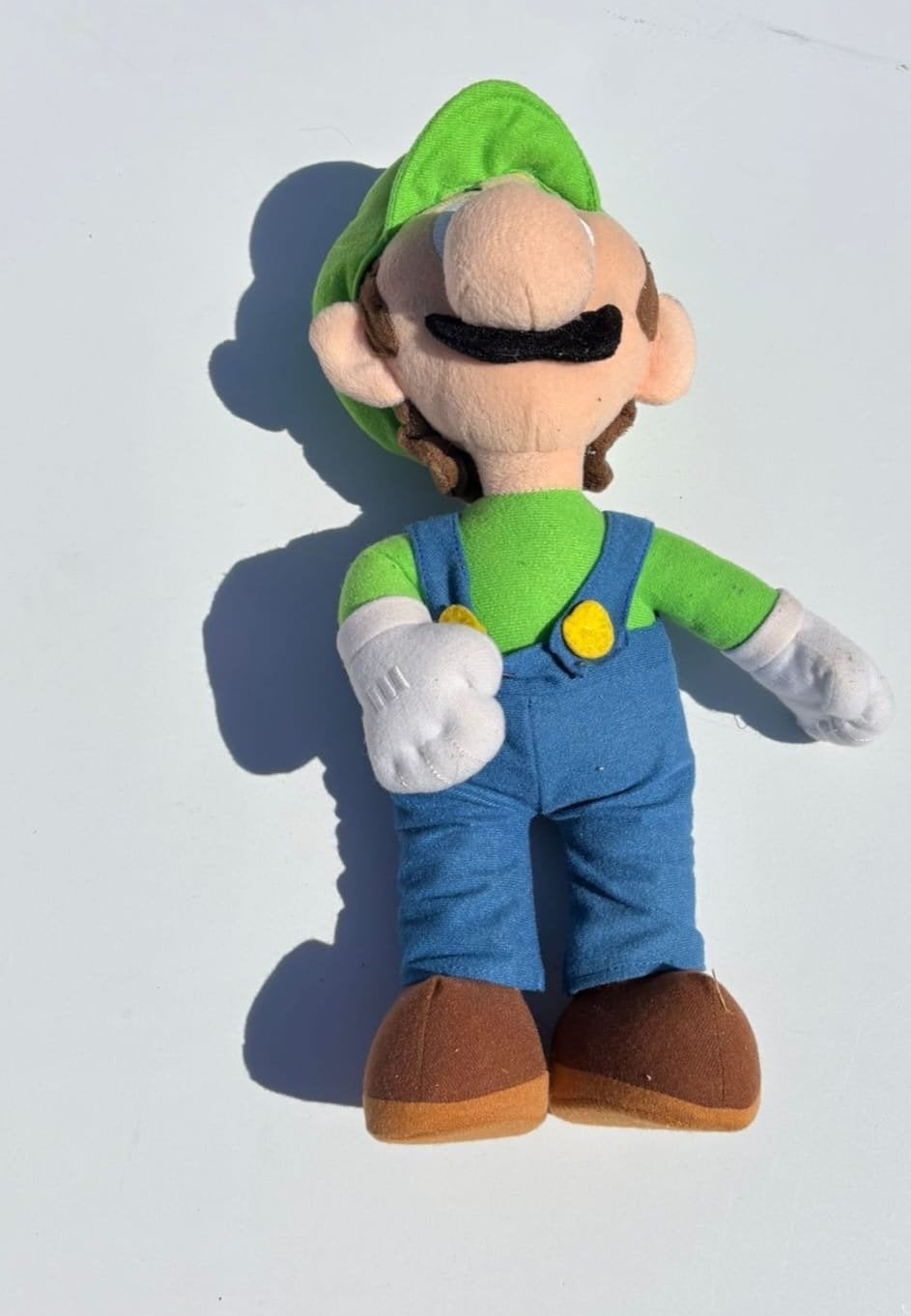 Luigi knuffel van Super Mario - Zo goed als nieuw, Ophalen, Groen, Overige typen, Zo goed als nieuw