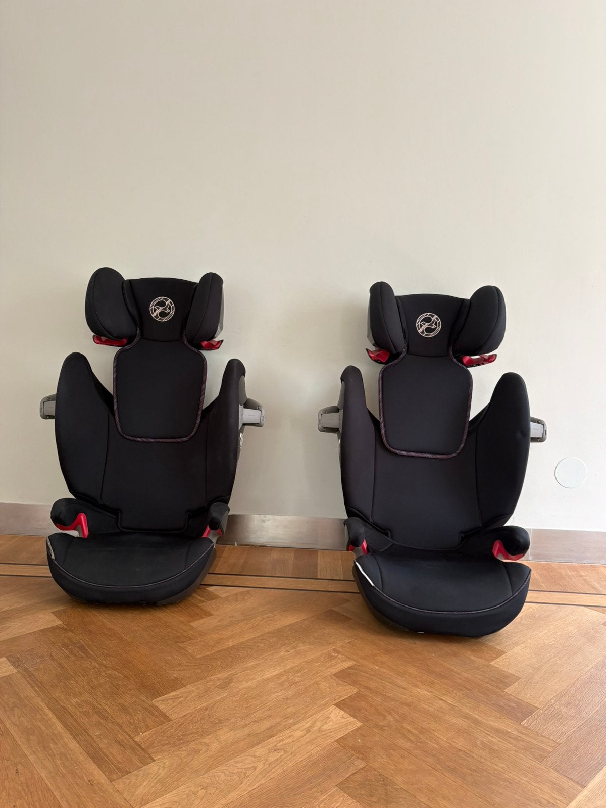 Te koop: 2x Cybex Solution S-Fix autostoel, Gebruikt, 15 t/m 36 kg, Zijbescherming, Isofix
