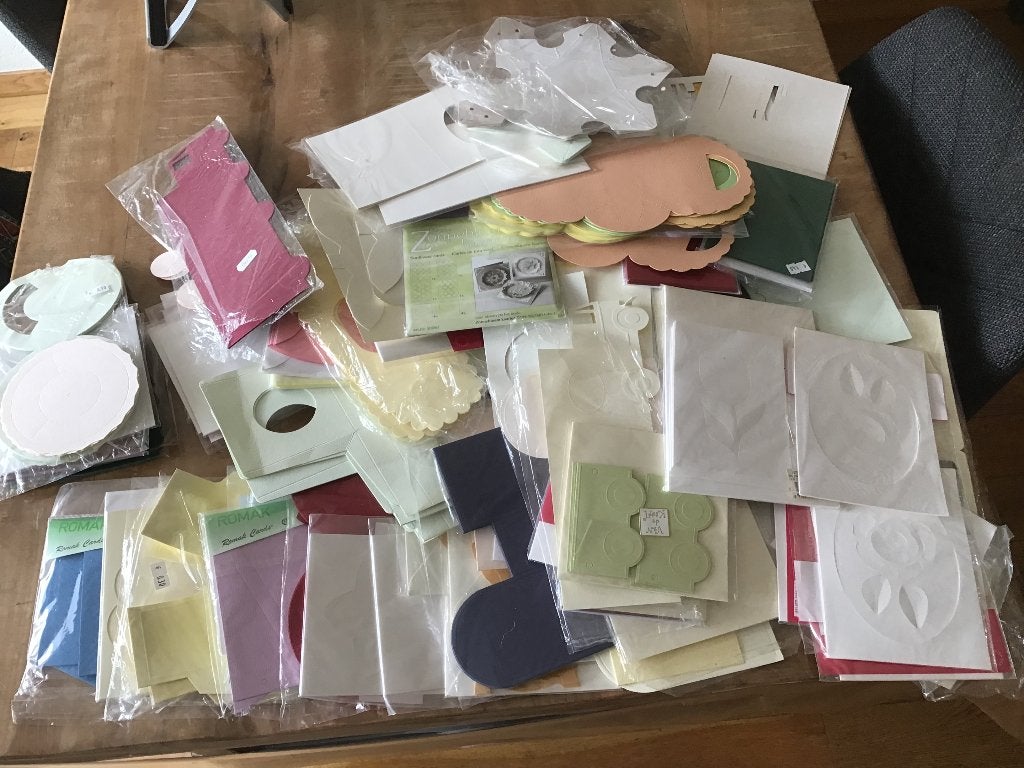 Scrap kaarten, Ophalen of Verzenden, Nieuw, Overige thema's, Blanco kaart of Basiskaart