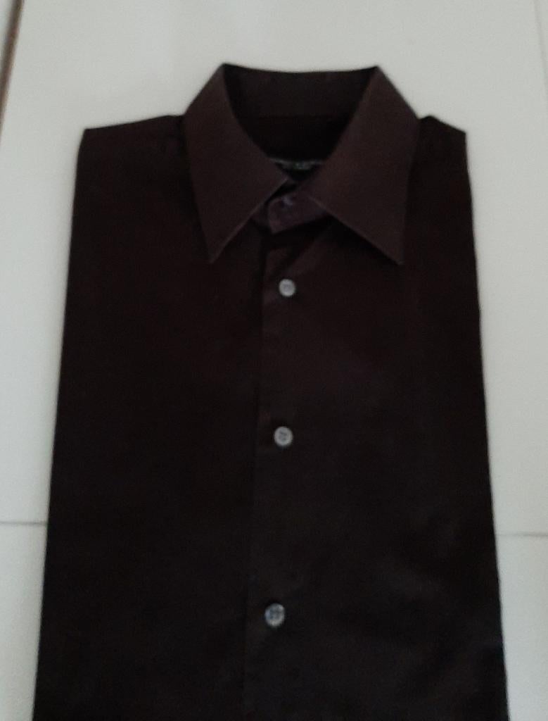 Stanley & Morgan N.Y. Tailors Overhemd Maat 39, Kleding | Heren, Stanley & Morgan N.Y., Bruin, Ophalen of Verzenden, Zo goed als nieuw
