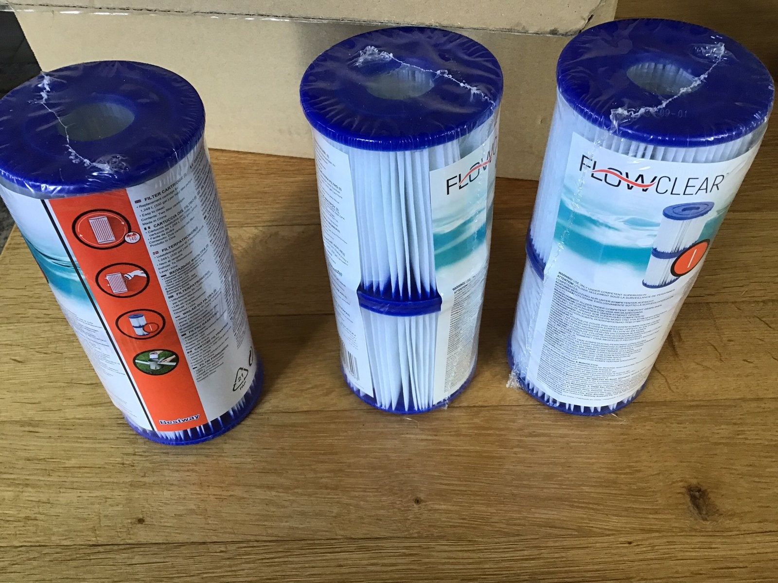 Nieuw!Zwembad filters,van Bestway, type 1,2 in verpakking,, Tuin en Terras, Ophalen of Verzenden, Zo goed als nieuw
