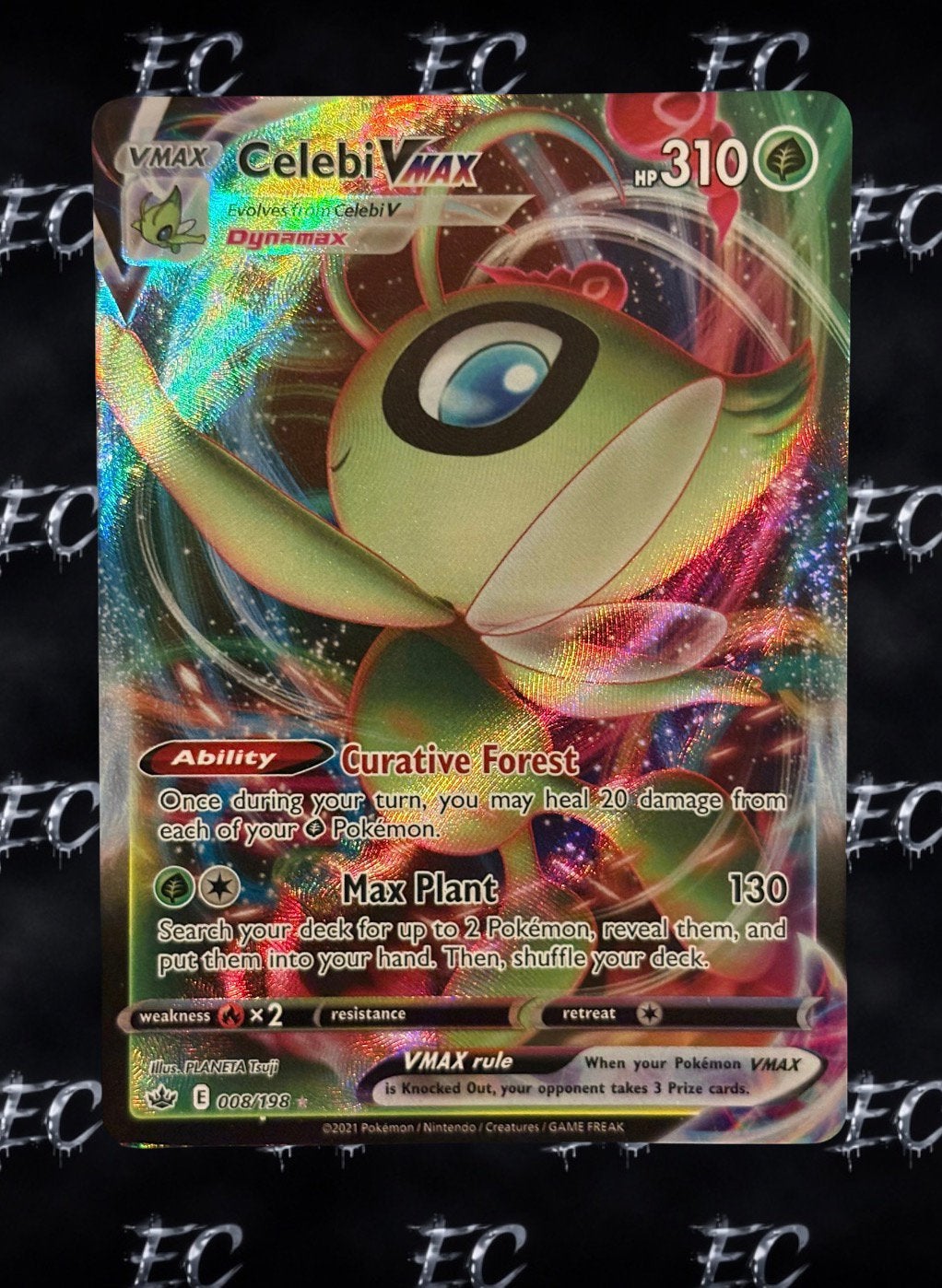 Celebi Vmax #8 CHILLING REIGN, Verzenden, Zo goed als nieuw