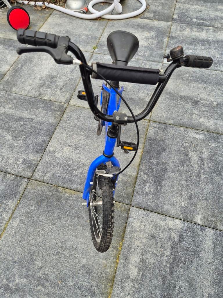 16 inch crossfiets - Blauw - Golden Lion, Fietsen en Brommers, Fietsen | Crossfietsen en BMX, Staal, Velgrem, V-brakes, Ophalen of Verzenden
