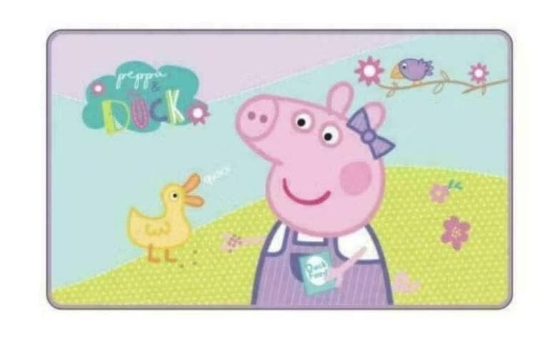 Peppa Pig Vloerkleed / Badmat Kinderkamer, Meerkleurig, Nieuw, Ophalen of Verzenden, Overige typen
