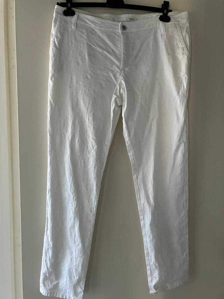 Mac broek maat 44, Kleding | Dames, Broeken en Pantalons, Wit, Maat 42/44 (L), Ophalen of Verzenden, Zo goed als nieuw